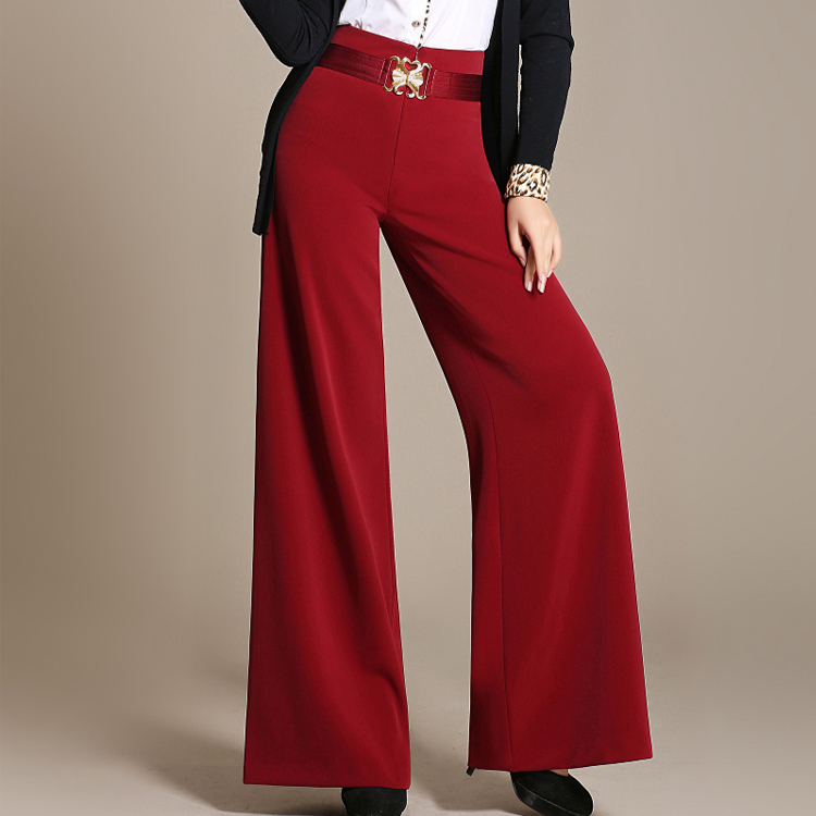 Fashionable Wide-Leg Pants Korean Style Plus Size Drapey Dance Pants Spring and Autumn New Style Loose Pants Casual Long Pants Women's Pants