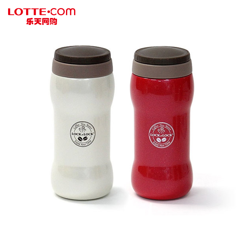 乐天网购乐扣乐扣保温杯300ml韩国进口直邮不锈钢直身杯茶水杯子