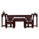 Đồ nội thất bằng gỗ gụ trong hội trường sáu bộ vỏ gỗ nguyên khối Gỗ hồng mộc châu Phi tám xu bàn hoa đứng Taishi ghế ba mảnh - Bàn / Bàn 	bàn ghế gỗ phòng khách cổ điển	 Bàn / Bàn
