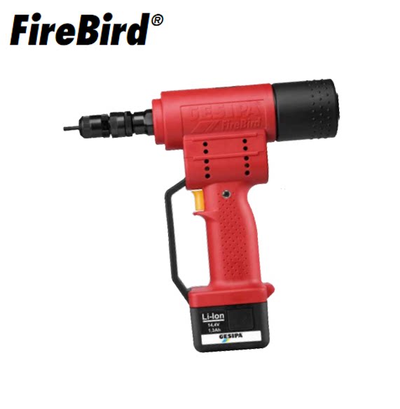German GESIPA electric riveting nut gun gold bull regulating pull riveting gun rechargeable pull cap gun FIREBIRD battery