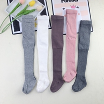 80-120 yards female treasure pantyhose solid color big pp leggings girl pit socks Baby Cotton Spring and Autumn pantyhose