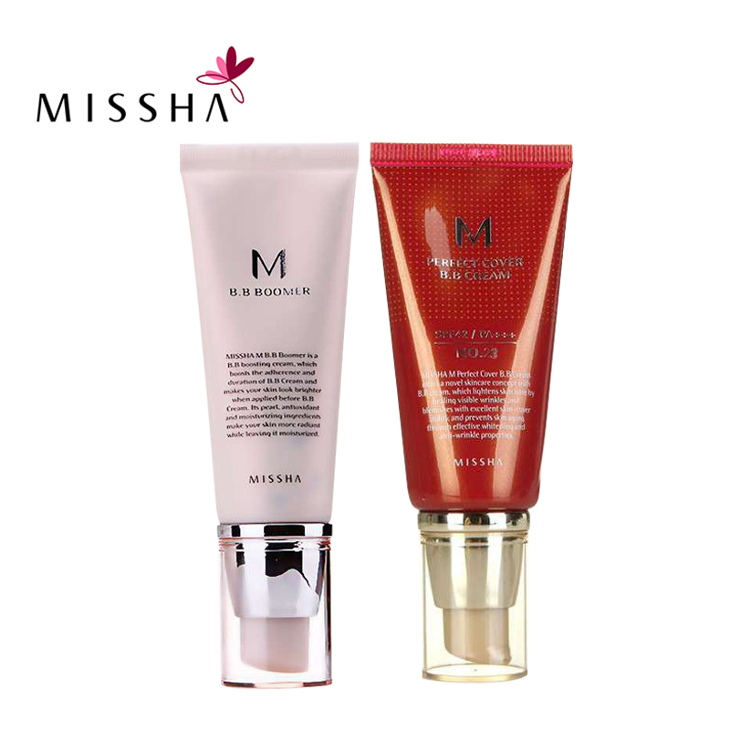 Missha/谜尚韩式裸妆组合 红BB霜&妆前乳