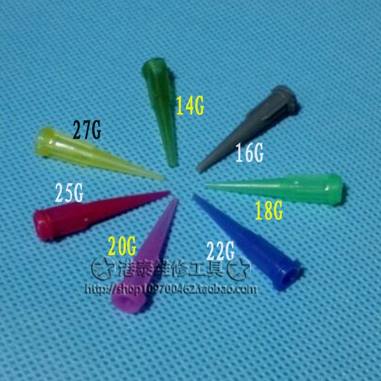 Dispensing machine TT oblique needle dispensing needle Full plastic drop glue needle needle nozzle 20 18 22 25G