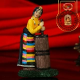 Тибетская красная тибетская характеристика традиционного мастерства Ajia Clank Clack Clack Camellia Camellia Passion Magnetic Patch