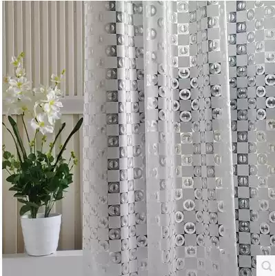 EVA shower curtain waterproof thick partition shower curtain waterproof cloth transparent mildew proof bathroom shower curtain dressing room hanging curtain