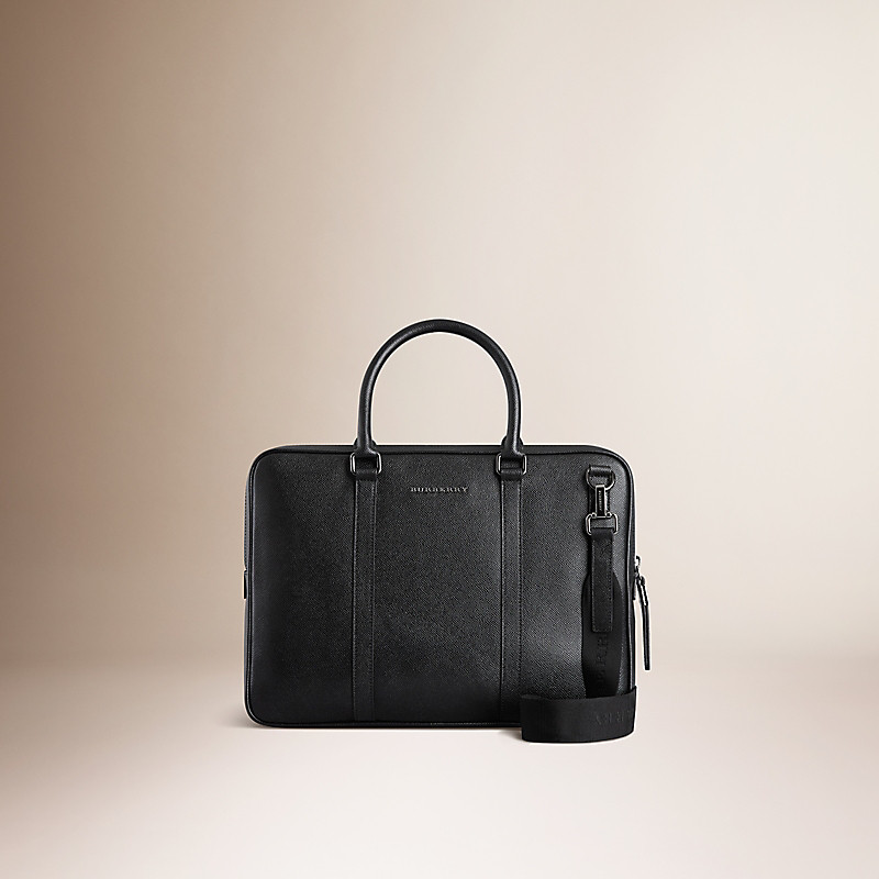 BURBERRY/博柏利London皮革斜背式公文包 39349661