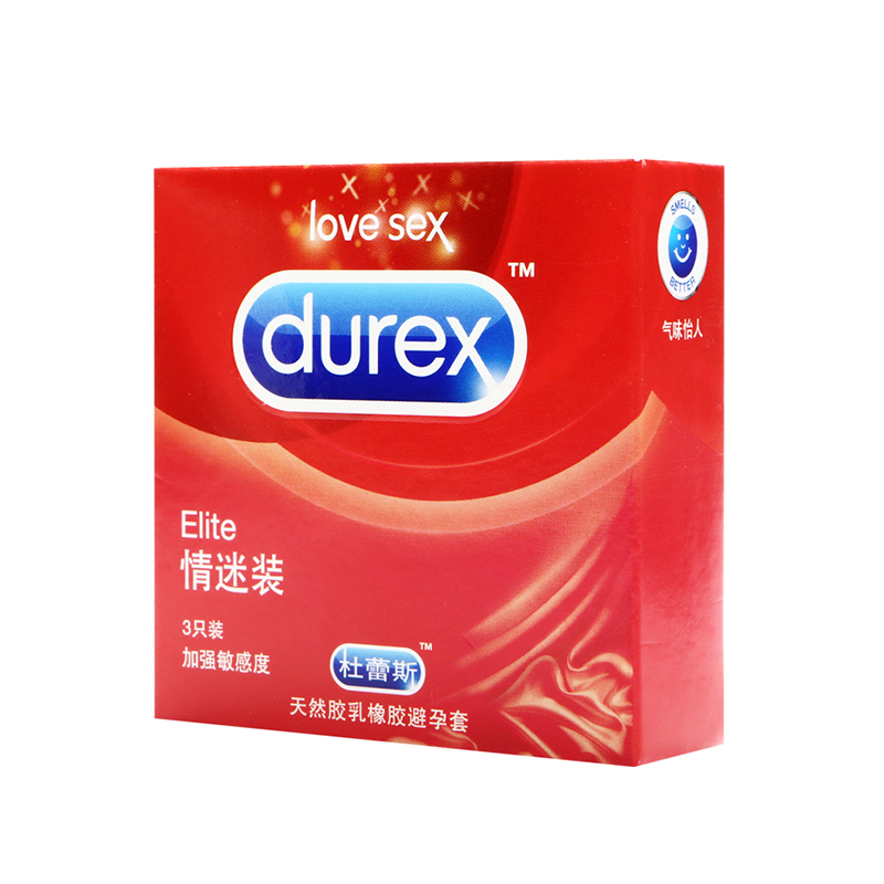 杜蕾斯 情迷装3只 超薄超敏感安全套 情趣成人用品