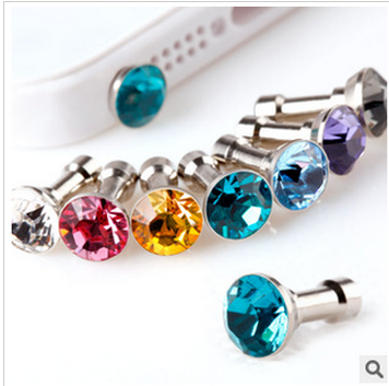 Apple Headphones Samsung Dust - resistant plug Water - drill dust - plug mobile phone general - purpose diamond dust - resistant plug