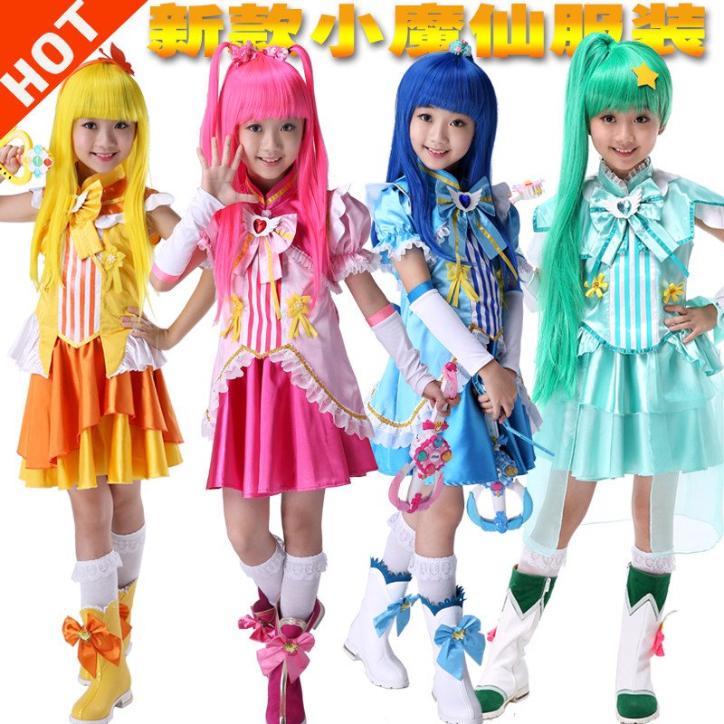 Balala bala la little magic fairy costume babe meixue clothes bala bala full set of children's princess dress