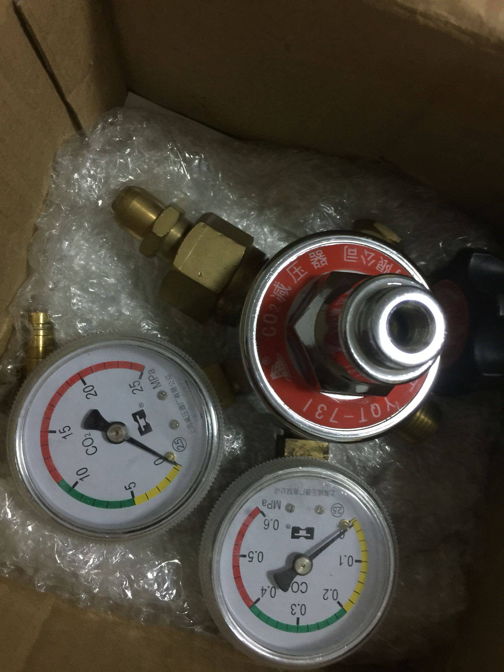 上海 减压器 二氧化碳双级减压器  thermo培养箱专用