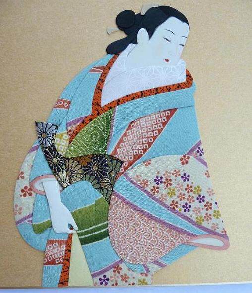 Ancient Dong stores naughty back to Japanese characteristics craft cloth stickies and beauty human figure workmanship is delicate and lifelike preservation value