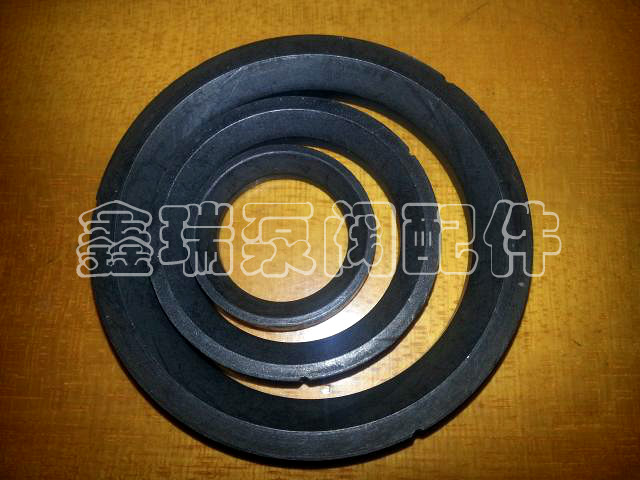 Ball valve seal ring Modified PTFE carbon fiber ball core gasket black high temperature ball valve seat DN506580