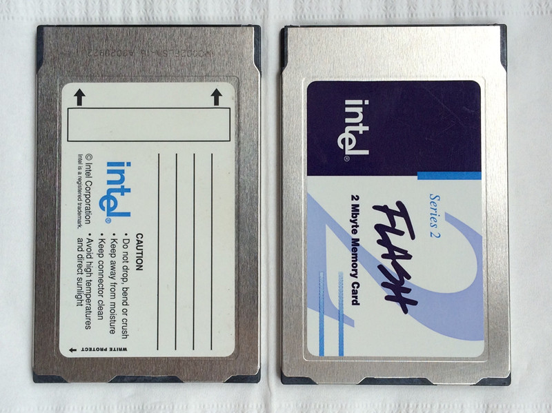 INTEL iseries PC PCMCIA 2MB FLASH industrial machine tool storage card ATA lock key