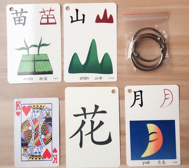 Baby literacy early education wall chart silent double-sided children look at the picture literacy card learning pinyin digital image interesting