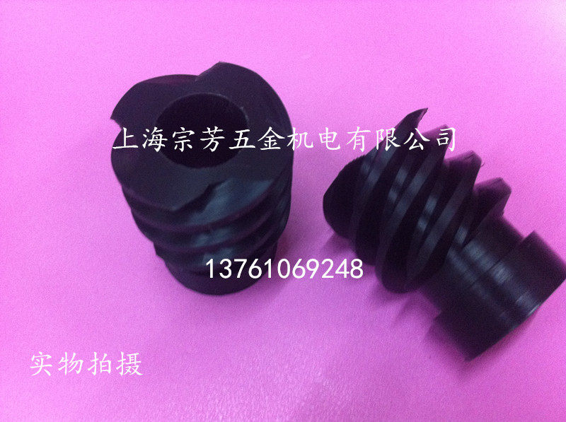 Worm nylon worm POM polyoxymethylene worm 2-die 4-head outer diameter 25 length 33 aperture 12