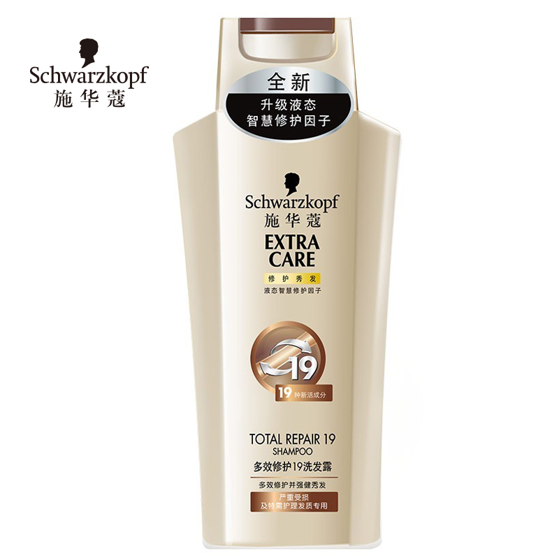 【天猫超市】Schwarzkopf施华蔻多效修护19洗发露200ml 受损修复
