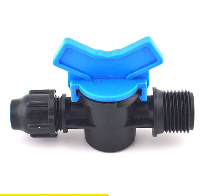 4 min outer ball valve connects 8 9 10mm pump water pipe joint microspray irrigation