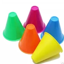 Roller skating pile flat flower corner cup ice cream cone ice skating pile thickened and odorless football roller skating training logo bucket