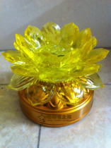 LED colorful lamp wishing lamp power battery lotus lamp Buddhist temple Buddha lamp praying lamp everlasting lamp god desk lamp