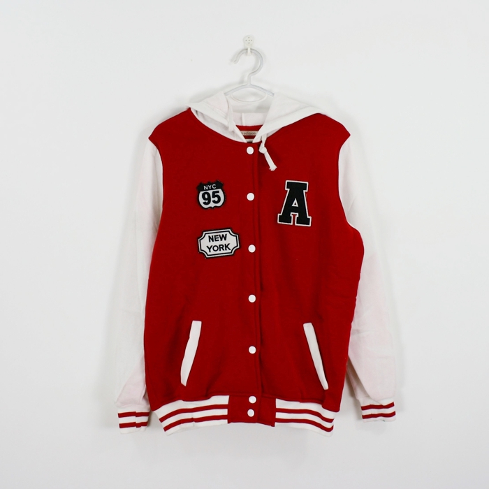 Men's new spring fall sports hoodie trending jersey Men's baseball Lianhood jacket men's jersey