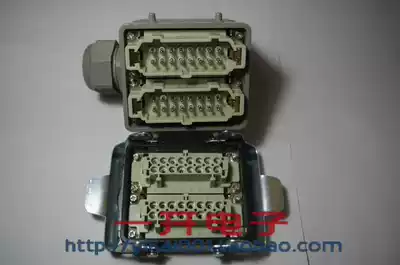 Heavy duty connector hot runner rectangular connector plug HE-032 32 core 16A Aviation plug