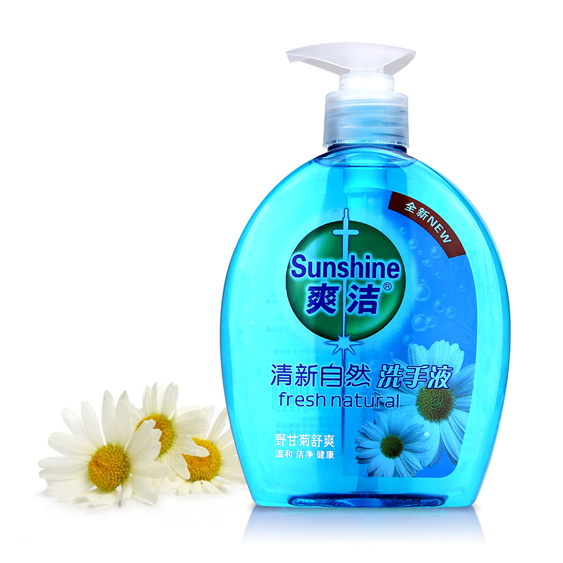 精草堂爽洁野甘菊舒爽洗手液500ml 温和清洁柔肤呵护双手自然清香