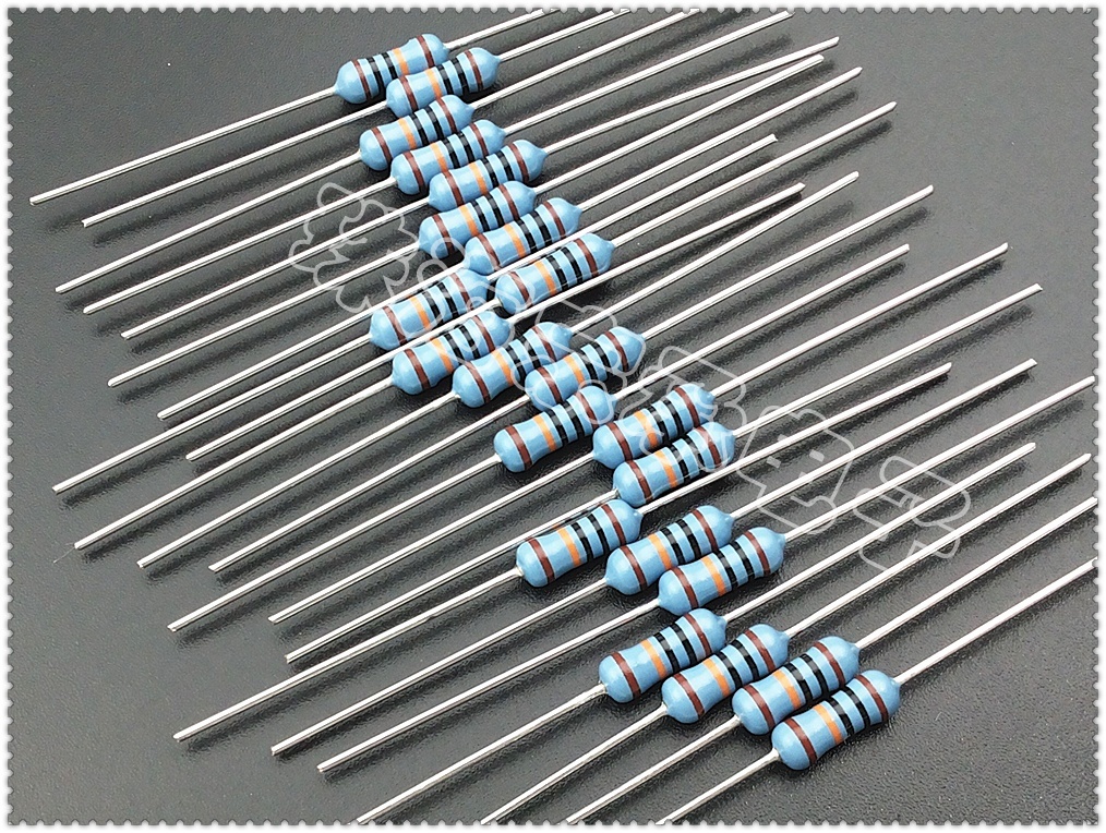 KOA MF1 2 1 2W 0 5W 200K Import licensed 1% copper foot metal film resistor