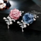 Nhật Bản và Hàn Quốc trâm cài micro-khảm zircon ngọc trai vải trâm nữ khăn choàng phụ kiện pin trang sức trâm - Trâm cài