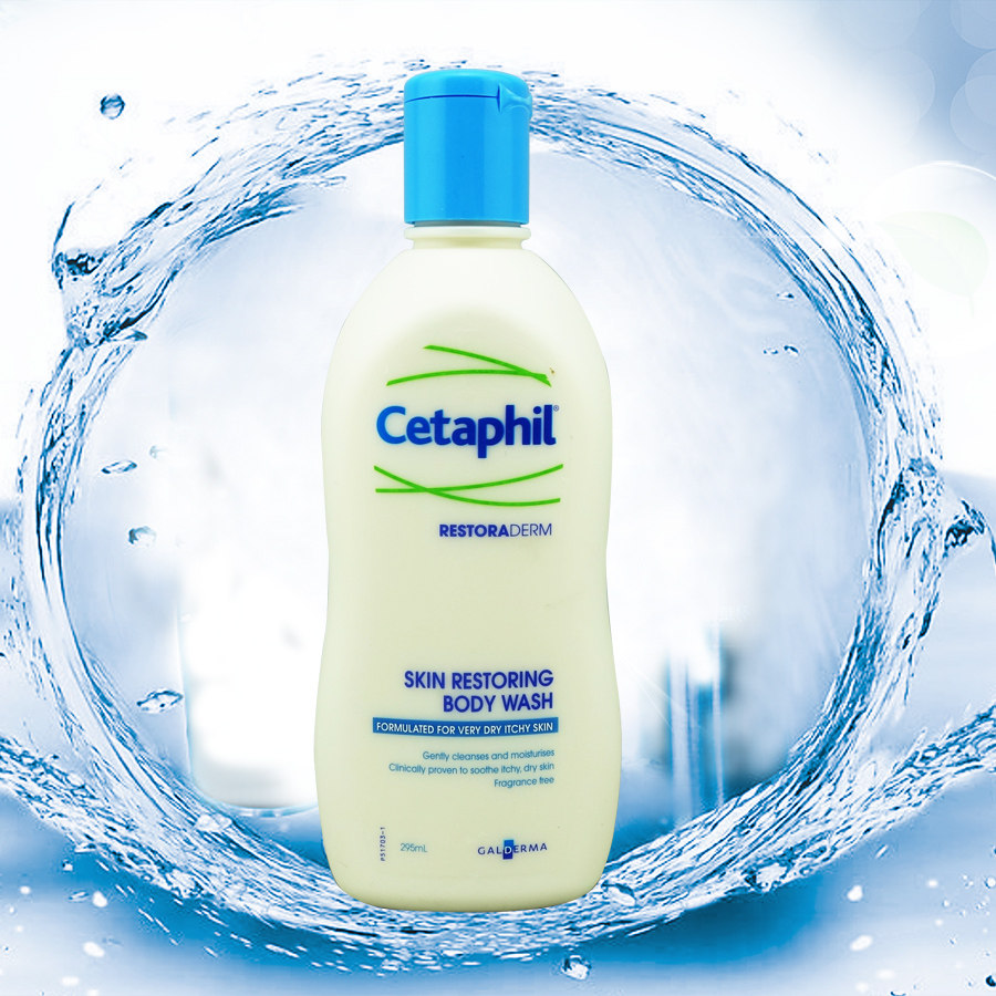 cetaphil 丝塔芙 营润修护洁肤乳295ml 沐浴乳 滋润皮肤干燥