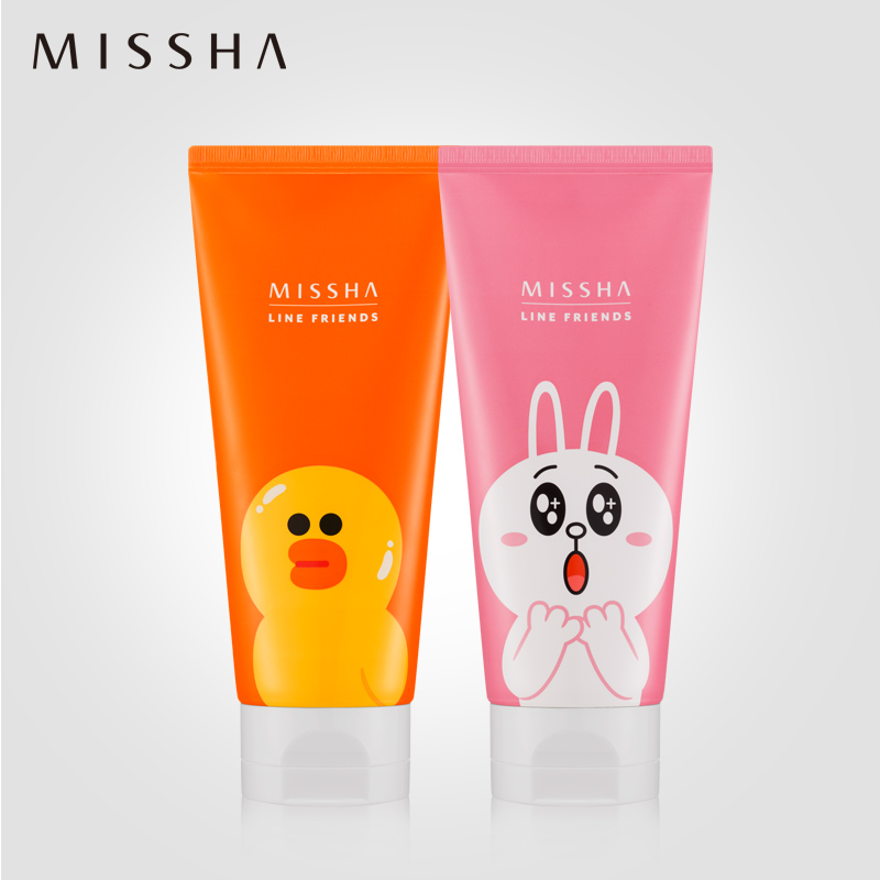 Missha/谜尚LINE FRIENDS水果洁面 布朗莎莉可妮洁面 双支装