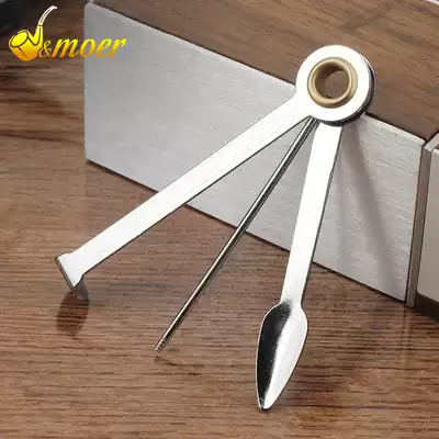 Moore tobacco wire bucket tobacco knife accessories Metal galvanized iron three-in-one cigarette knife poke needle pressure rod Men's tobacco accessories