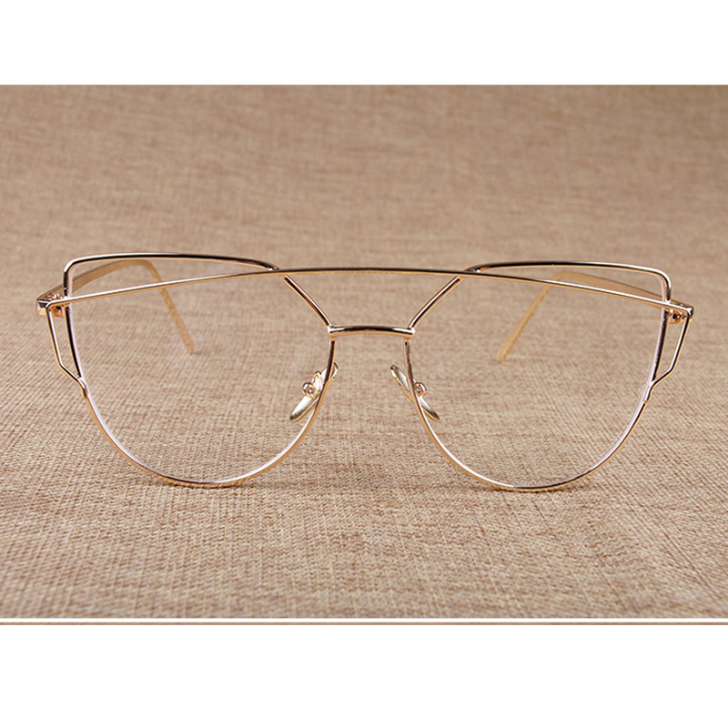 Han edition personality glasses myopia proof radiation glasses frame for women and men couples flat glasses frame