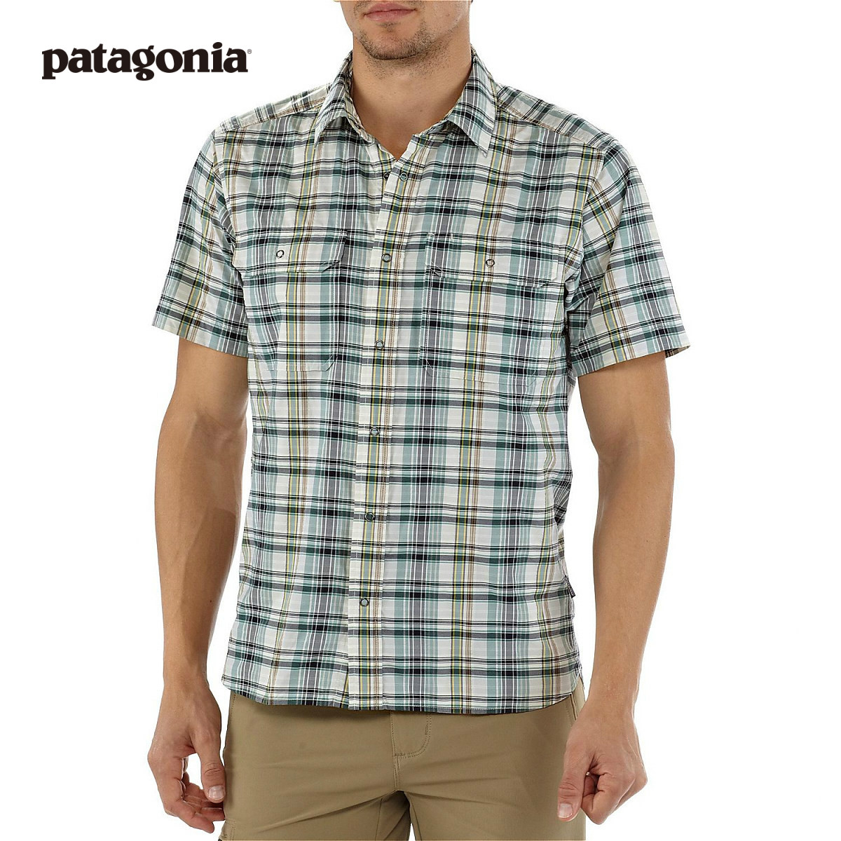 春夏新品 PATAGONIA/巴塔哥尼亚男款透气速干舒适短袖衬衫 53190