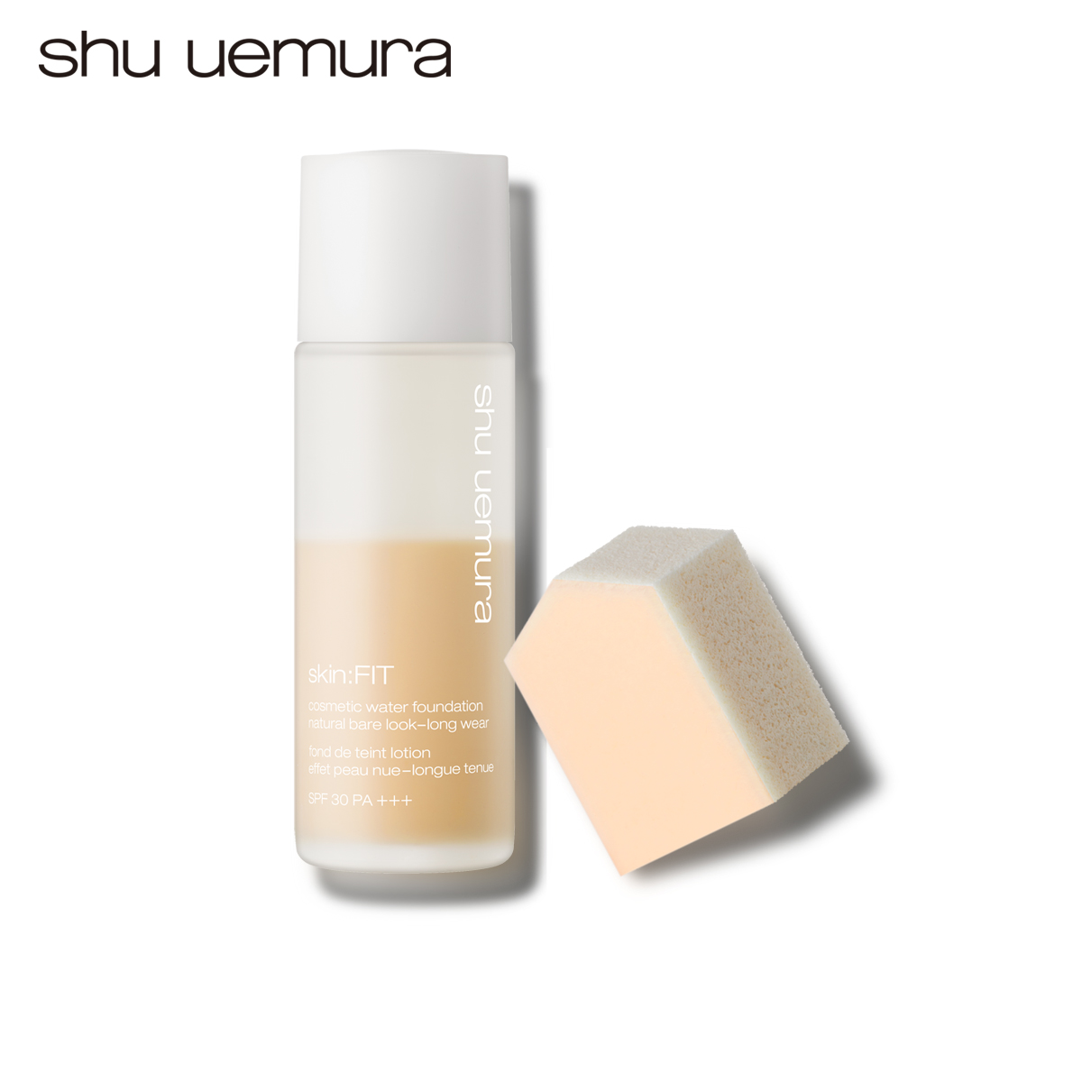 Shu uemura植村秀清透裸机粉底液 双层化妆水粉底液 保湿遮瑕裸妆