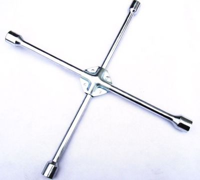 汽车维修 加长十字扳手套筒 拆轮胎工具 十字柄套筒板手 随车工具