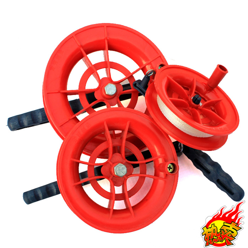Weifang Kite Kite Kite Flying Tool Line Small Red Wheel Simple Practical Belt Line Plastic Wheel