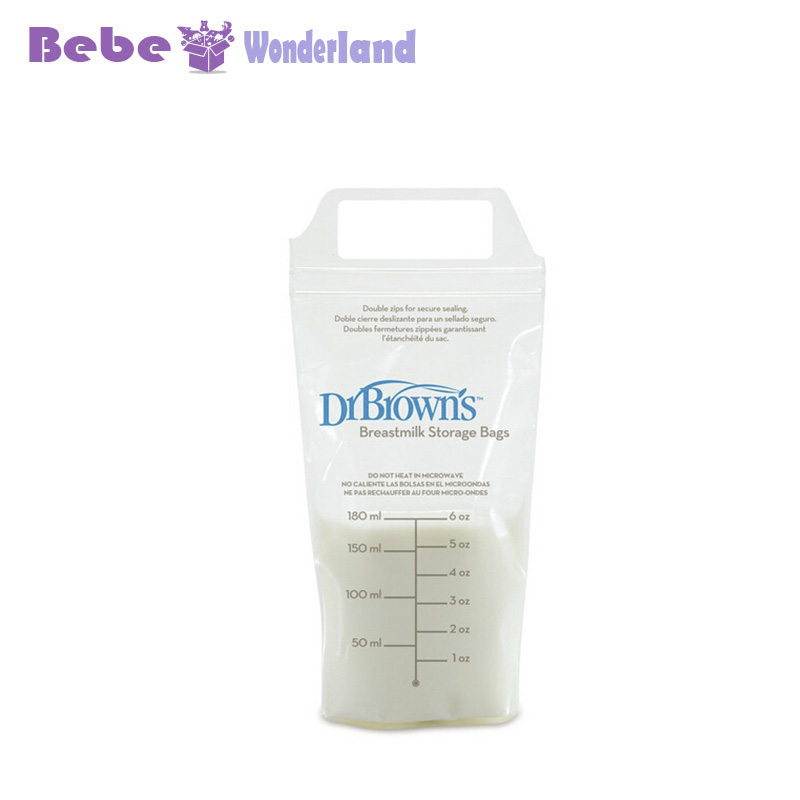 美国Dr.Brown's 布朗博士母乳密封储存袋  不含BPA
