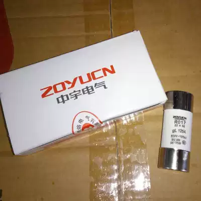 R017 125 100 80 63A Zhongyu zoyucn fusible core fuse ceramic fuse 22*58