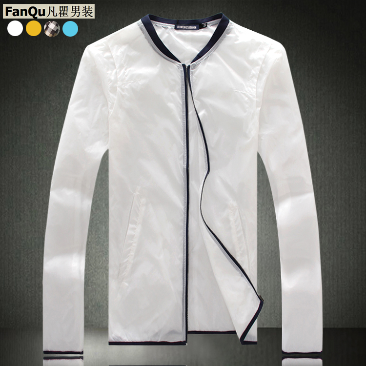 Outdoor Line Ultra-thin Dry Dry Dry Dress Clothes Men Breathable Transparent White Cover Large Cover Skin Air-conditioned