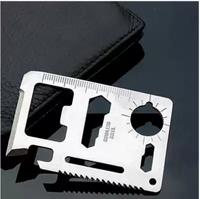 Large knife card outdoor tool card knife Universal Card life card multi-function military card knife knife card delivery card set