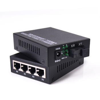 Tengfei 1 optical 4 electric single - mode single - mode fiber transceiver 25KM monitoring HD camera