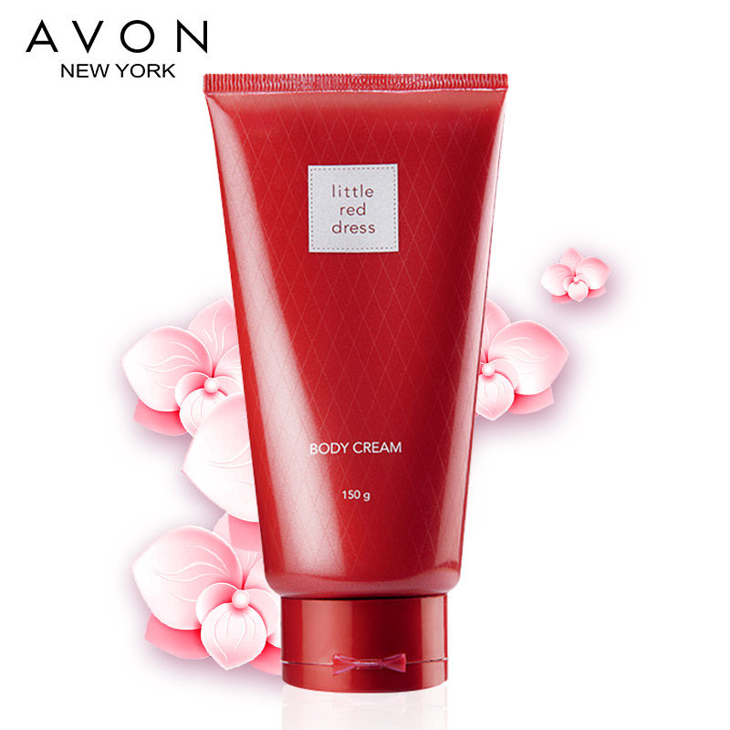Avon雅芳小红裙香体乳身体乳持久身体护理补水保湿 去鸡皮