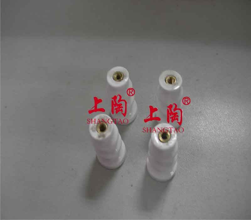 净化设备耐高压高温陶瓷宝塔陶瓷接头22*16*40绝缘柱