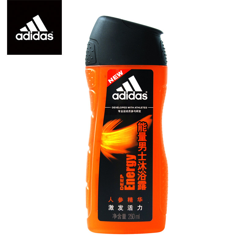 【天猫超市】阿迪达斯男士沐浴露能量250ml不含皂质 温和配方