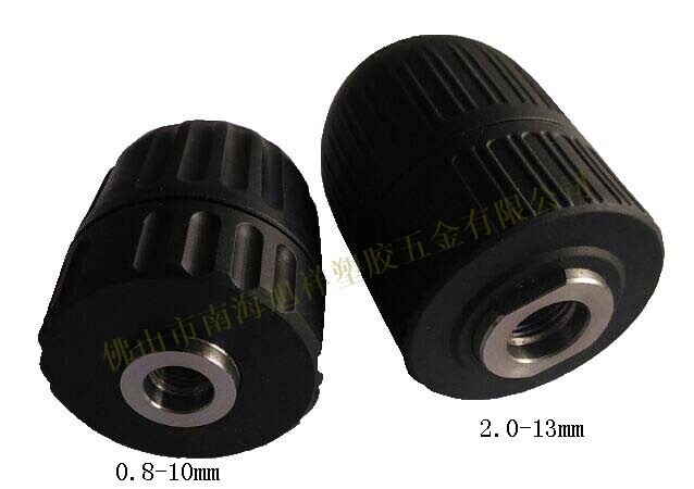 Supply three-ohm hand-tight drill chuck self-locking threaded chuck 10mm 13mm