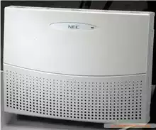NEC Aspila Topaz Group Telephone exchange host 6 external line 24 extension 6 drag 24 6 in 24 out