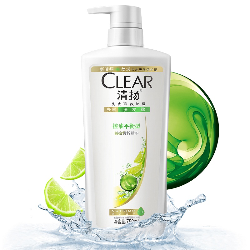 【天猫超市】CLEAR/清扬洗发水控油平衡型750ML 去屑控油洗发水