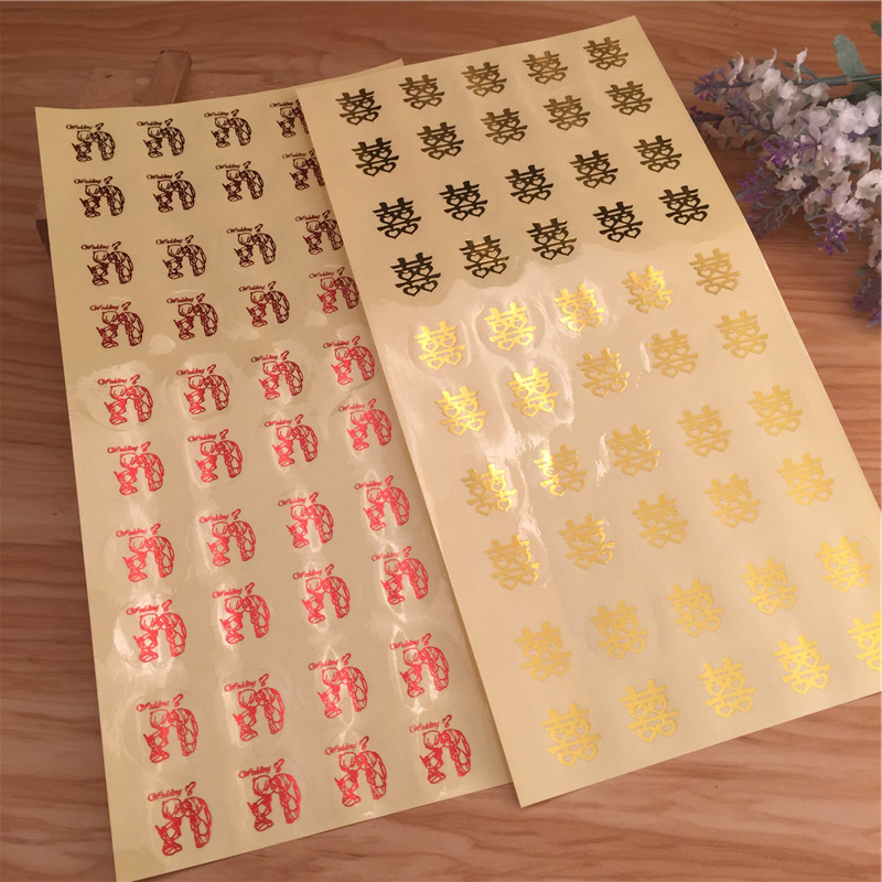 Hot Pins Wedding accessories Adhesive Happy Character Stickers Personality Cartoon Paparazzi Comedy Envelope Red Envelope is a closure sticker