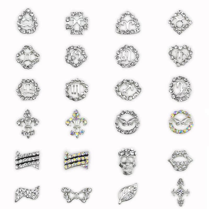 KaSi美甲手机DIY钻饰品水钻 甲油胶假指甲贴钻合金美甲钻169-192