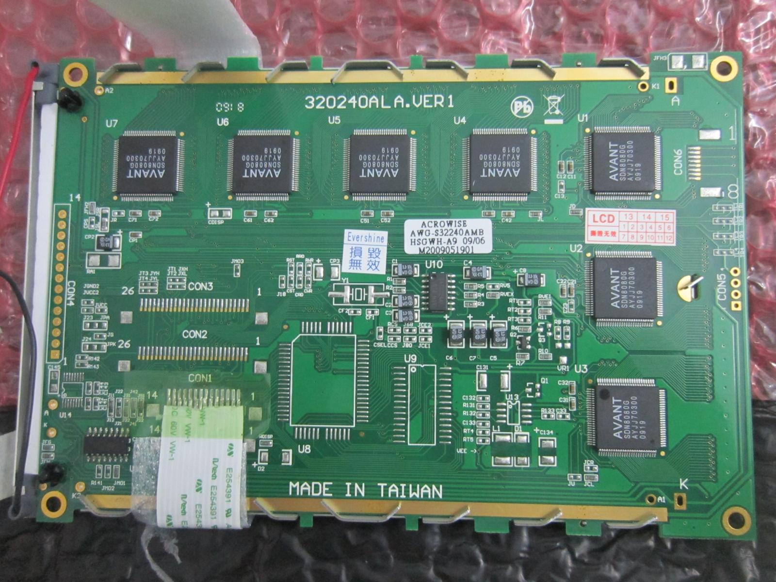 New Taiwan Import Display Screen AWG-S32240AMB 320240ALA 320240ALA VED1 Blue Screen